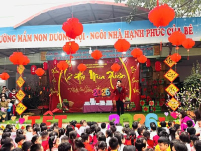 LỄ HỘI MÙA XUÂN TRƯỜNG MẦM NON DƯƠNG NỘI – RỘN RÀNG SẮC XUÂN YÊU THƯƠNG